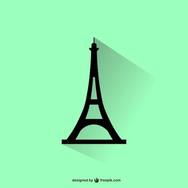 Silueta de Torre Eiffel | Descargar Vectores gratis Silueta de Torre Eiffel | Descargar Vectores gratis