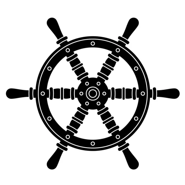 silueta del volante barco náutica — Vector stock © happyroman ...