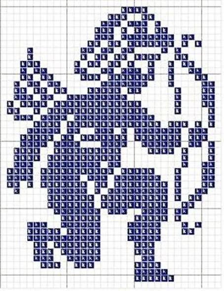 Siluetas de Ángeles - Hilos para Bordar (DMC, Rosace, Anchor ...