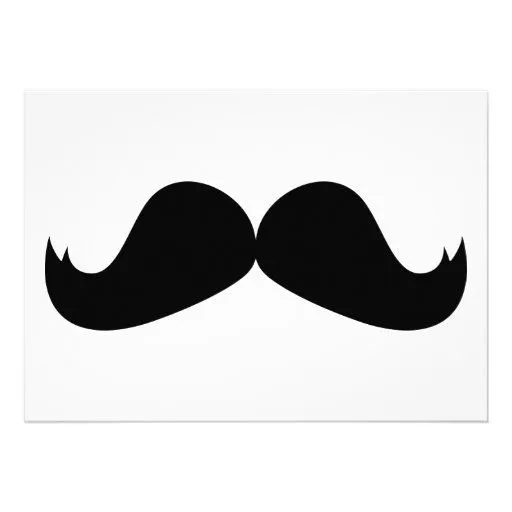 Bigote Anuncio de Zazzle.