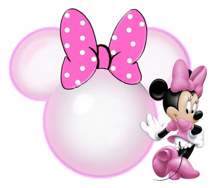 Siluetas de la cabeza de Minnie 2. | QUE LINDA MINNIE | Pinterest ...