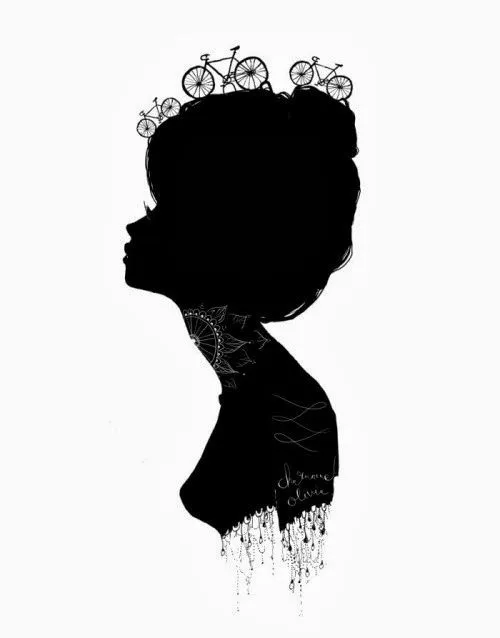 Siluetas De Caras Chicas Pictures