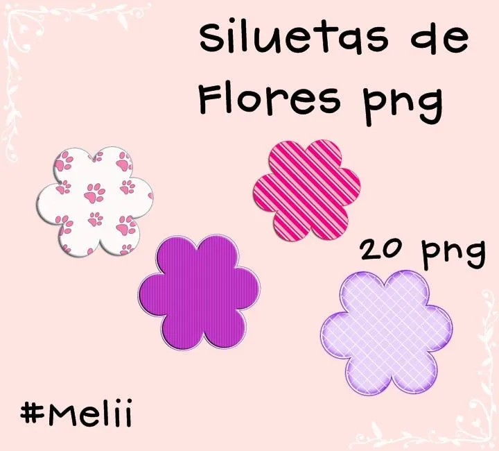 Siluetas de Flores png by MeliSmileMarie on DeviantArt
