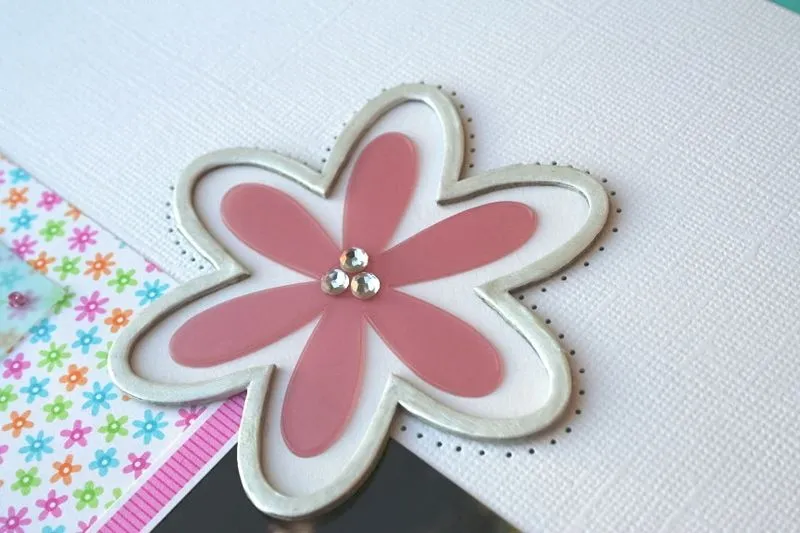 Silueta de flor para colorear - Imagui