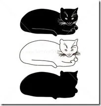 siluetas de gatos en negro como plantilla | Blog de imágenes siluetas de gatos en negro como plantilla | Blog de imágenes