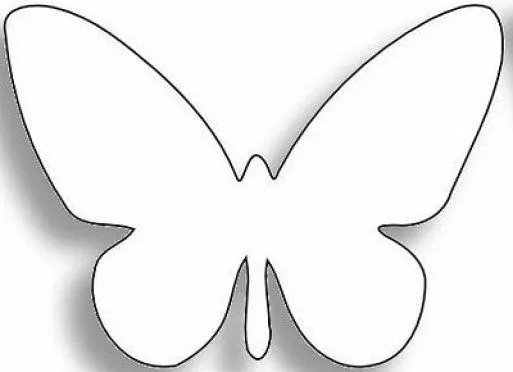 Silueta de mariposas para recortar - Imagui Silueta de mariposas para recortar - Imagui