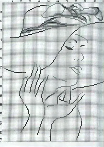 Siluetas mujer con mariposa | Punto de Cruz / Kreuzstich ... Siluetas mujer con mariposa | Punto de Cruz / Kreuzstich ...