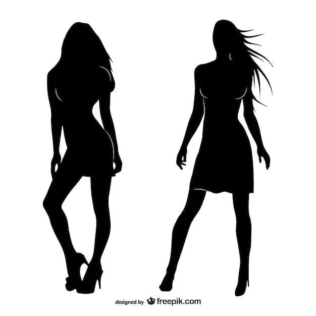 Siluetas de mujeres | Descargar Vectores gratis Siluetas de mujeres | Descargar Vectores gratis