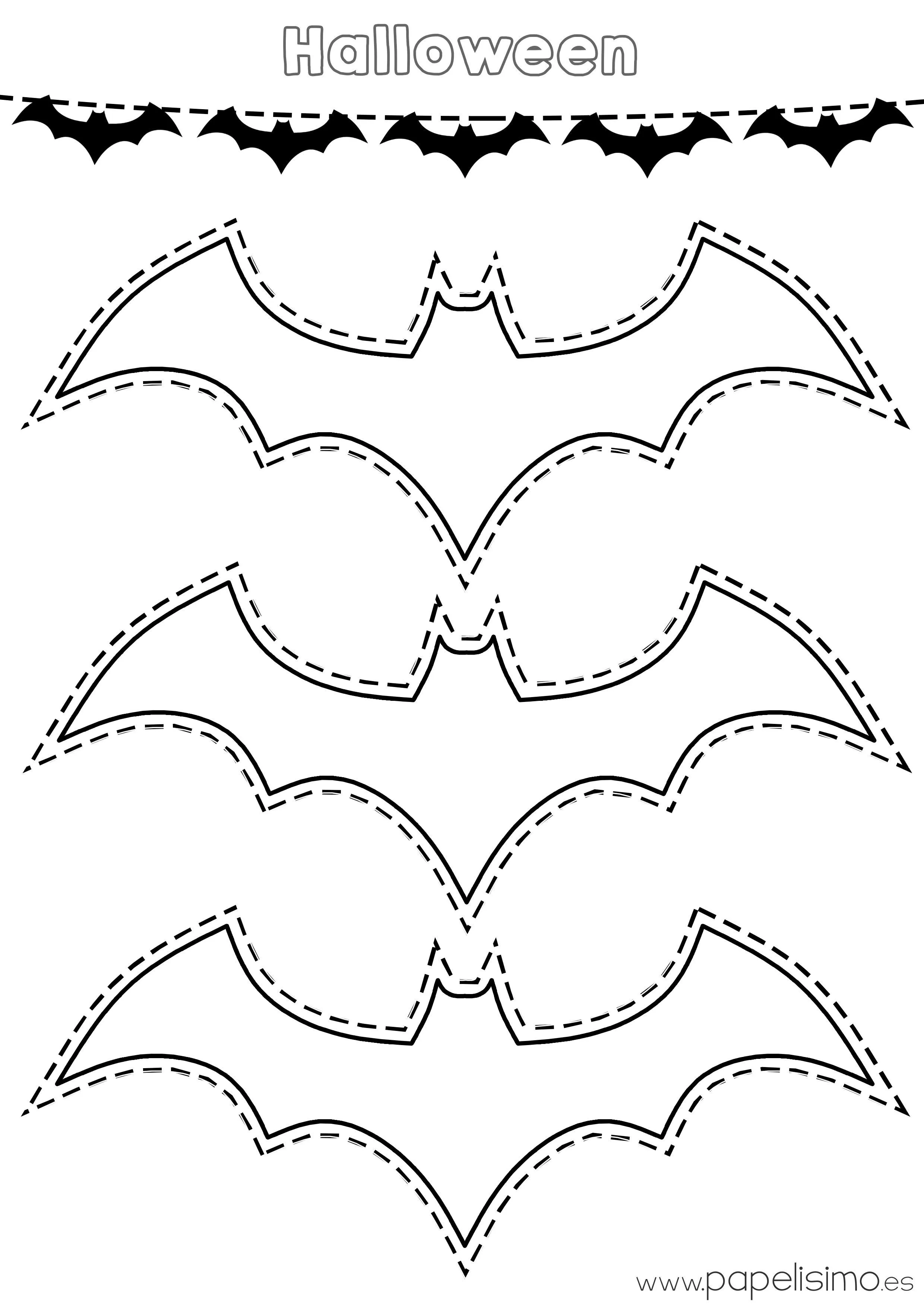 Siluetas de murciélagos para colorear y recortar - Papelisimo | Decoración de halloween, Plantillas de halloween, Murcielagos halloween Siluetas de murciélagos para colorear y recortar - Papelisimo | Decoración de halloween, Plantillas de halloween, Murcielagos halloween