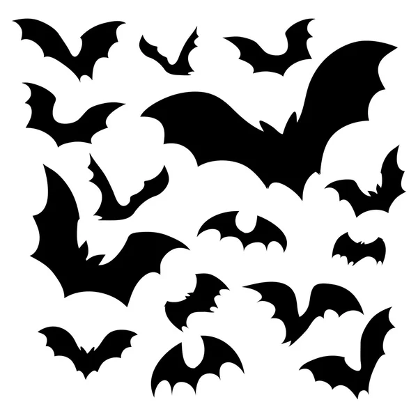 Siluetas de murciélagos — Vector stock © BalakoboZ #58005143 Siluetas de murciélagos — Vector stock © BalakoboZ #58005143