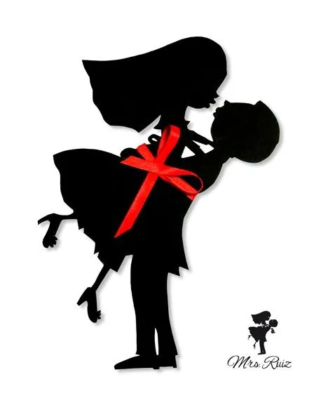 siluetas parejas on Pinterest | Silhouette, Couple Silhouette and ...