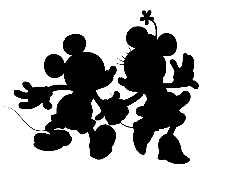 Siluetas de personajes Disney para Imprimir Gratis. | Ideas y ...