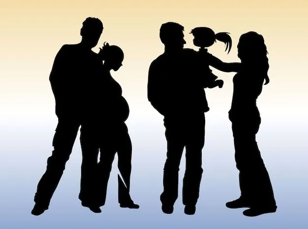 Siluetas de personas hermosas | Descargar Vectores gratis Siluetas de personas hermosas | Descargar Vectores gratis