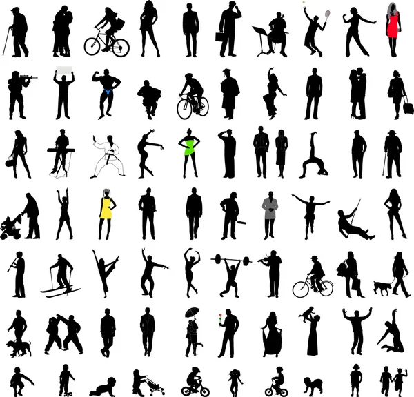siluetas — Vector stock © nebojsa78 #2574812
