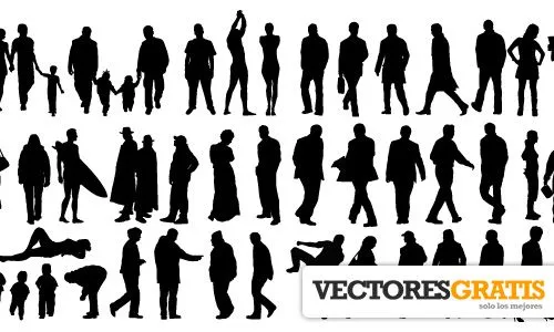 Siluetas en Vectores | Vectores Gratis