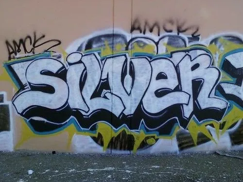 silver graffiti | Flickr - Photo Sharing!