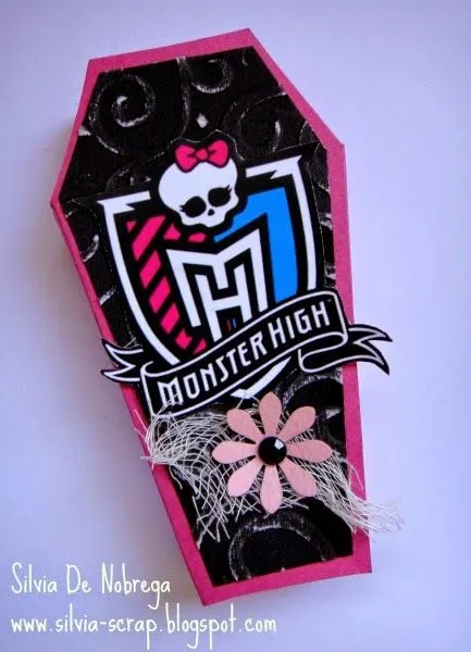 Silvia Scrap: Detalles para un cumple de Monster High Silvia Scrap: Detalles para un cumple de Monster High