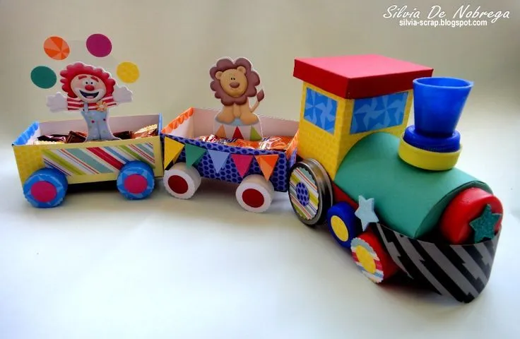 Silvia Scrap: Llego el tren con el circo | Foamy | Pinterest ...