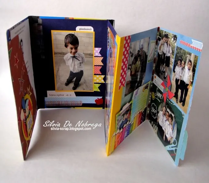 Silvia Scrap: Mini Album Acordeon: Promoción de preescolar Silvia Scrap: Mini Album Acordeon: Promoción de preescolar