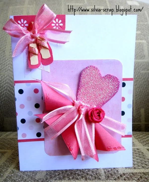 Silvia Scrap: Tarjeta para una bailarina... Silvia Scrap: Tarjeta para una bailarina...
