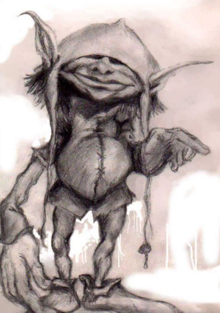 SILVIO CAMPILLAY dibujos: Duende y su mascota SILVIO CAMPILLAY dibujos: Duende y su mascota