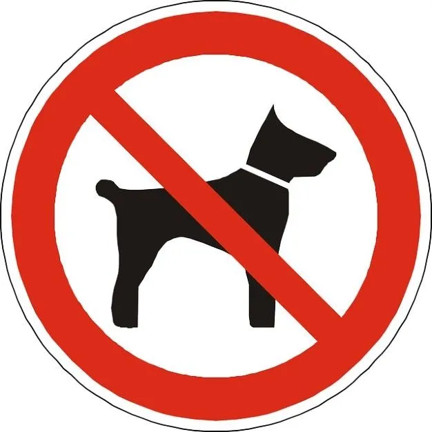 Símbolo de prohibido perros permitió signo prohibidas | Descargar ...