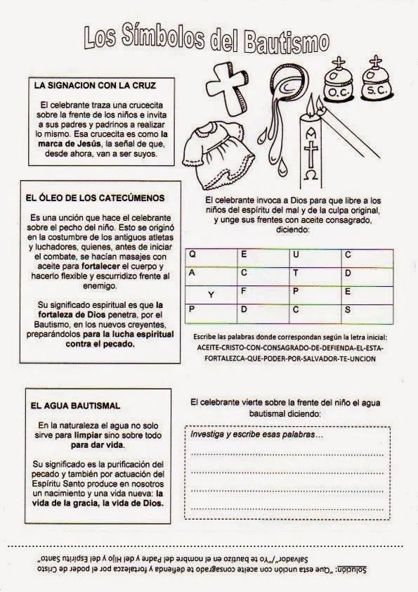 Símbolos del bautismo con juegos | Sacramento del bautismo, Catequesis, Enseñanza religiosa Símbolos del bautismo con juegos | Sacramento del bautismo, Catequesis, Enseñanza religiosa