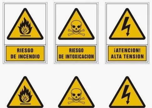 Símbolos de seguridad en un laboratorio - Imagui