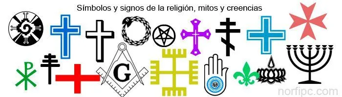 Símbolos y signos de la religión, iglesias y creencias, su significado Símbolos y signos de la religión, iglesias y creencias, su significado