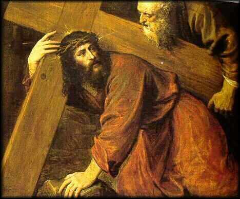 Simon de Cirene ayuda a Jesús a cargar la cruz | Catoliscopio.com Simon de Cirene ayuda a Jesús a cargar la cruz | Catoliscopio.com