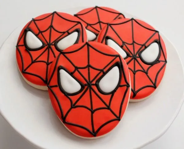 Simple Spider-Man Cookies | The Sweet Adventures of Sugar Belle