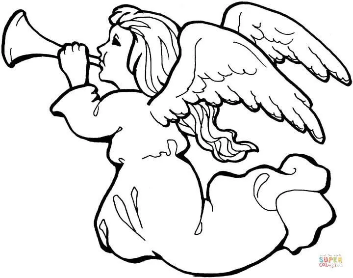 Siluetas de angelitos - Imagui