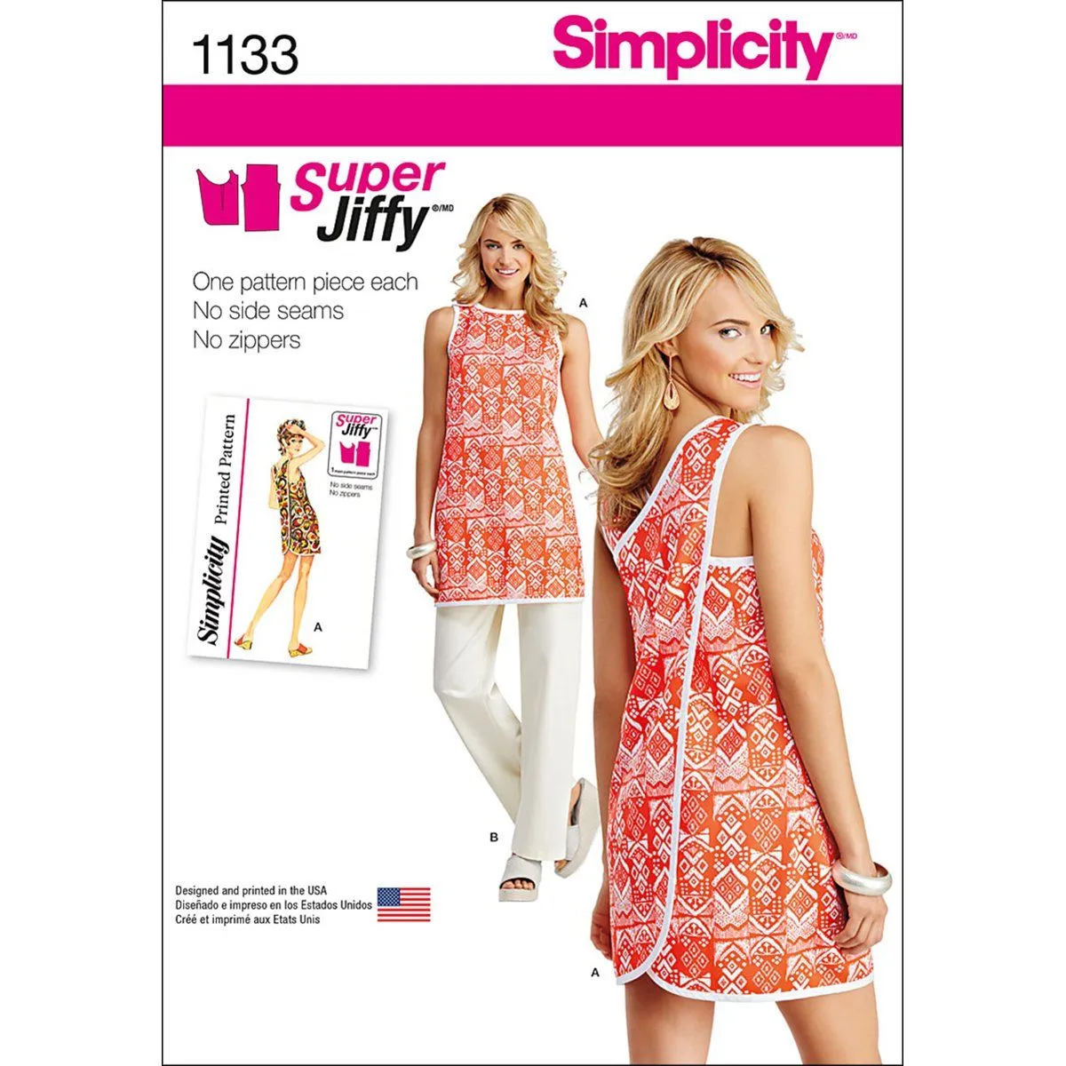 Simplicity 1133 - Conjunto de Patrones de Costura de túnica y Pantalones para Mujer, Tallas 6-18 : Amazon.com.mx: Hogar y Cocina Simplicity 1133 - Conjunto de Patrones de Costura de túnica y Pantalones para Mujer, Tallas 6-18 : Amazon.com.mx: Hogar y Cocina