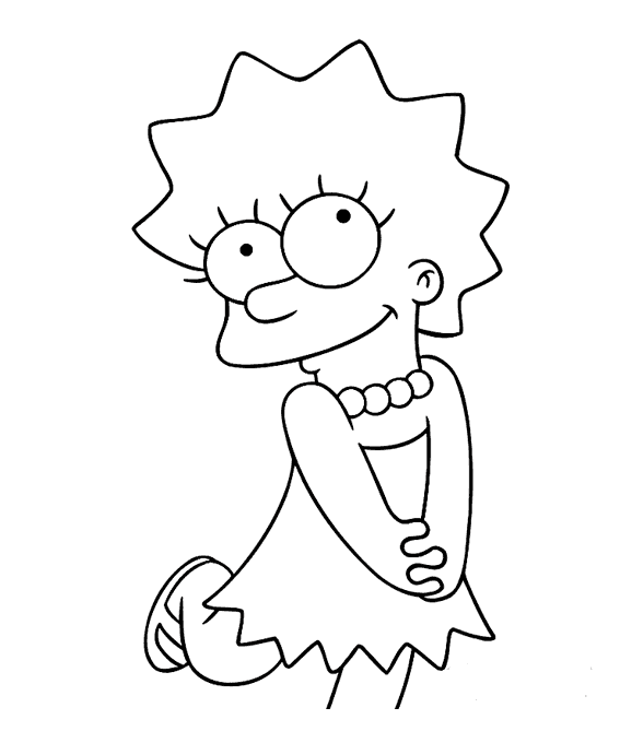 simpson para colorear ~ dibujos para pintar simpson para colorear ~ dibujos para pintar