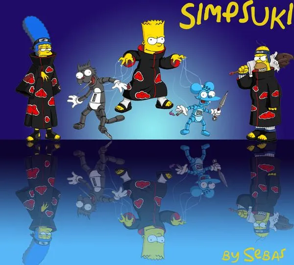 SIMPSON'S AKATSUKI by ~cpataky on deviantART SIMPSON'S AKATSUKI by ~cpataky on deviantART