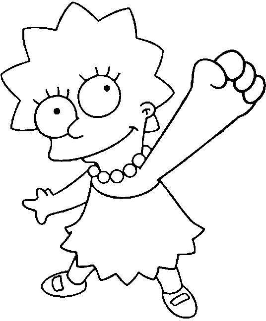 Simpsons Coloring Page - Print Simpsons pictures to color at ...