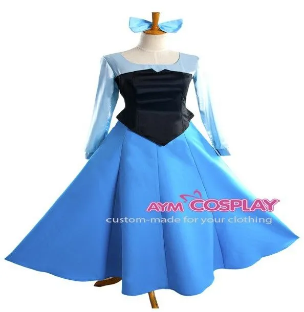 La sirenita Ariel vestido azul traje Cosplay fiesta de Halloween ... La sirenita Ariel vestido azul traje Cosplay fiesta de Halloween ...
