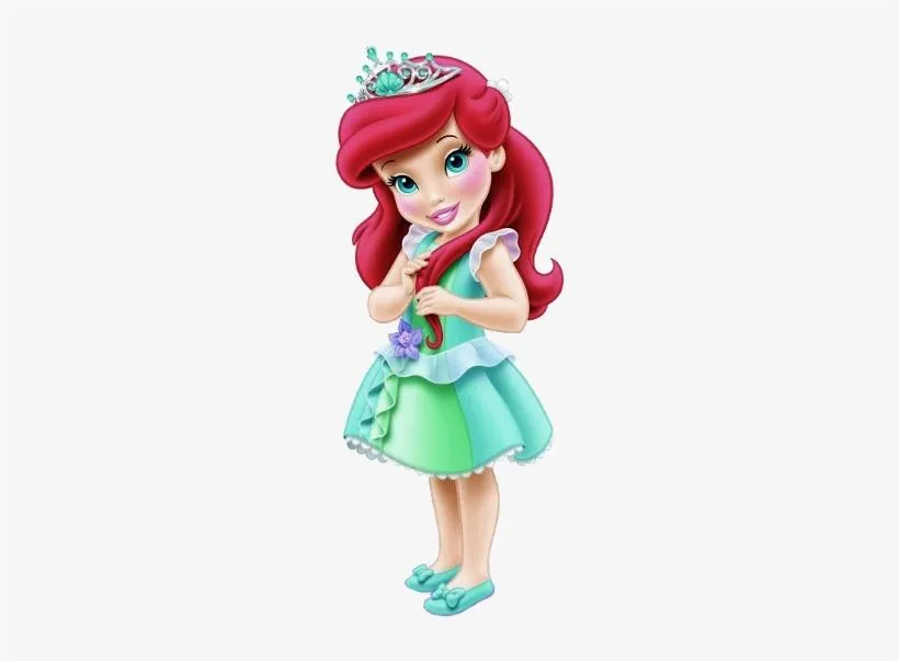 Sirenita Baby Bebe Niña Girl - Baby Disney Princess Ariel Png Transparent  PNG - 240x550 - Free Download on NicePNG