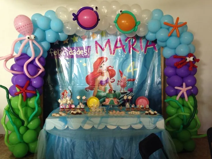 la sirenita | decoraciones de globos | Pinterest la sirenita | decoraciones de globos | Pinterest