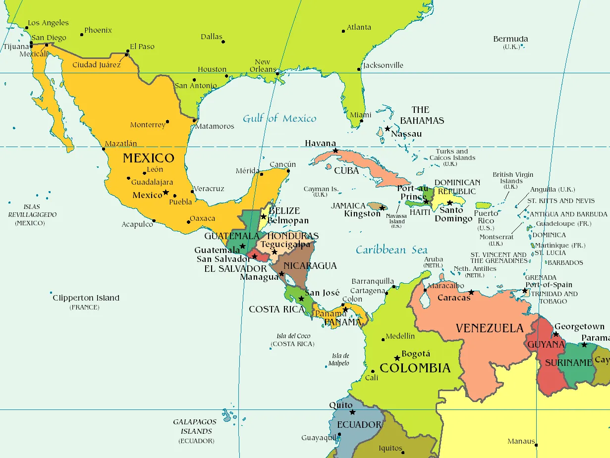 SISÉ S'OLIVERA: MAPA POLÍTICO AMÉRICA CENTRAL SISÉ S'OLIVERA: MAPA POLÍTICO AMÉRICA CENTRAL