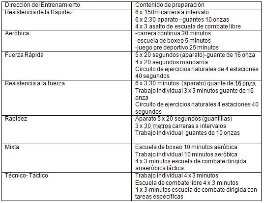 El Sistema de Planificación en la Preparación de los Boxeadores ... El Sistema de Planificación en la Preparación de los Boxeadores ...