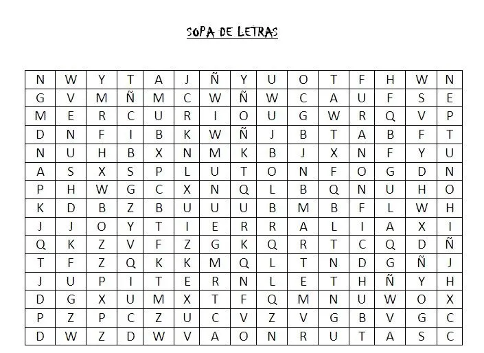 sistema solar: ACTIVIDADES sistema solar: ACTIVIDADES