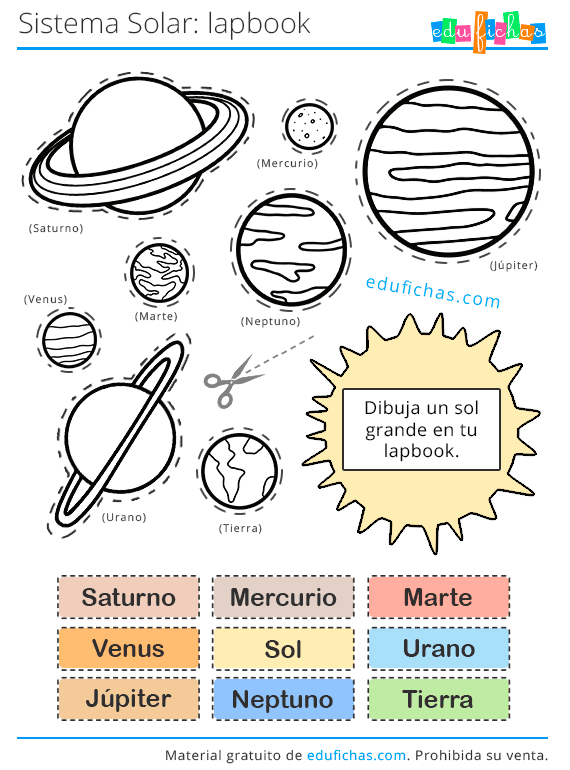 Sistema Solar para Niños. Material GRATIS para Aprender los Planetas. Sistema Solar para Niños. Material GRATIS para Aprender los Planetas.