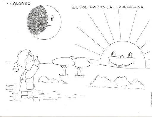 EL SISTEMA SOLAR Y LOS PLANETAS LAMINAS PARA PINTAR