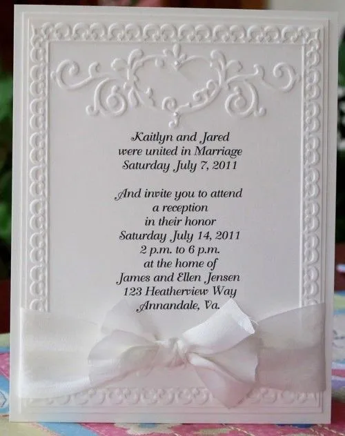 Sizzix Impressions: Ornate Frames | Invitaciones para Matrimonio ...