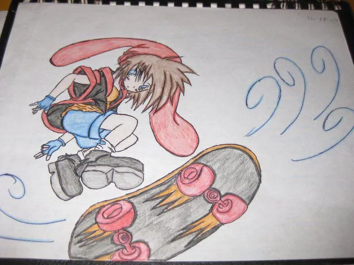 Skate girl by Naara-Ataku on DeviantArt