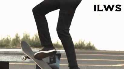 Skateboarding .
