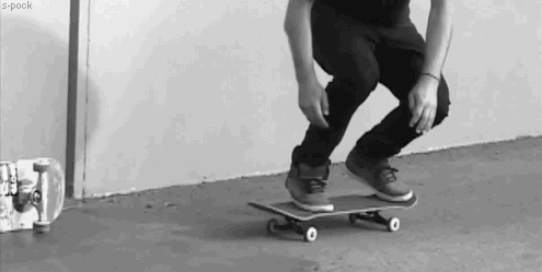 Skateboarding .