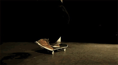 Skateboarding Animated GIF