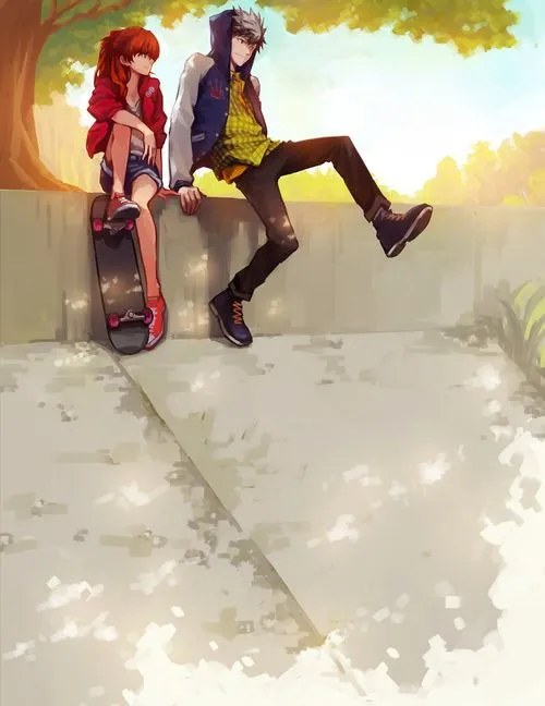 Skater anime couple girl and b | anime | Pinterest | Anime, Pareja ... Skater anime couple girl and b | anime | Pinterest | Anime, Pareja ...